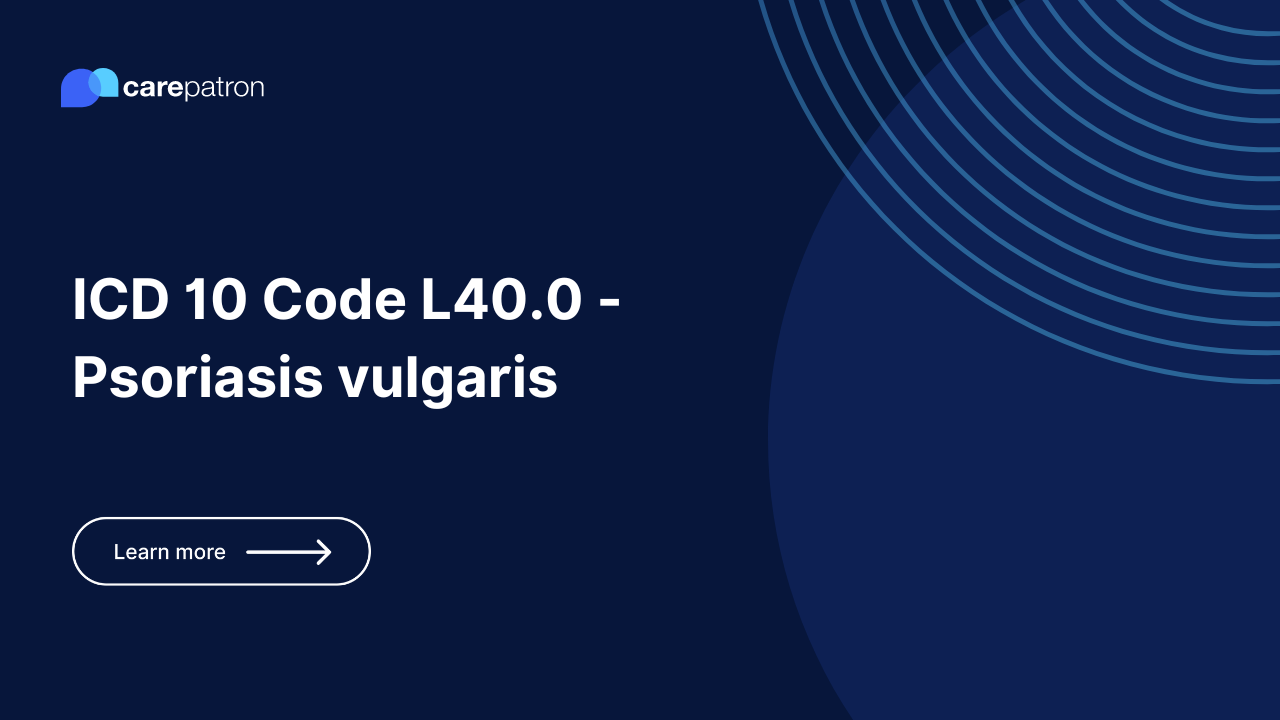 L40.0 Psoriasis vulgaris ICD10CM